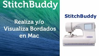 Bordado en Mac  StitchBuddy para Mac [upl. by Allveta128]