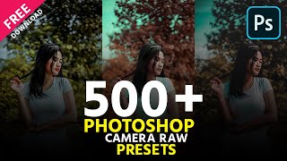 500 Photoshop Presets Free Download  Photoshop Tutorial [upl. by Lorak990]