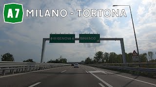 Italy A7 Milano  Tortona [upl. by Angelia]