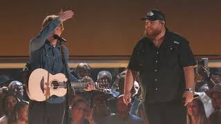 Ed Sheeran  Life Goes On ft Luke Combs Live at the 58th ACM Awards [upl. by Aihsenor845]