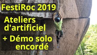 FQME FestiRoc 2019  Atelier BlissClimbing dartificiel  Solo encordé [upl. by Moira]