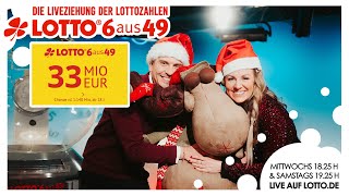 Ziehung der Lottozahlen vom 16122023 [upl. by Bast]