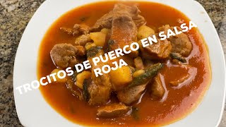 Costillas de Res en salsa roja que hacer para que te queden suavecitas [upl. by Ahsinaj]