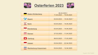 Osterferien 2023 [upl. by Frida]