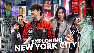 Exploring NEW YORK CITY Travel Vlog  Ranz Kyle [upl. by Nueoras]