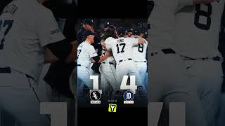 CHICAGO WHITE SOX 14 DETROIT TIGERS  MLB  Tigres clasifican a su PRIMERA postemporada en 10 años [upl. by Adin]