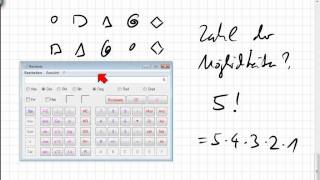 06A1 Kombinatorik Fakultät Binomialkoeffizient [upl. by Skill]