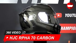 HJC RPHA 70 Carbon Reple MC5 Black Grey Helmet  ChampionHelmetscom [upl. by Oilisab]