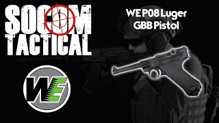 WE P08 Luger GBB Pistol Review [upl. by Belmonte851]