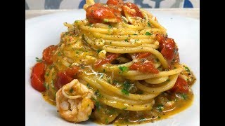 SPAGHETTI AGLI SCAMPI  CUCINANDOMELAGODO [upl. by Dorison106]