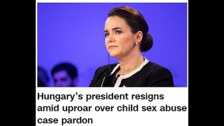 Hungary’s president resigns amid uproar over child sex abuse case pardon CNN News [upl. by Pros]