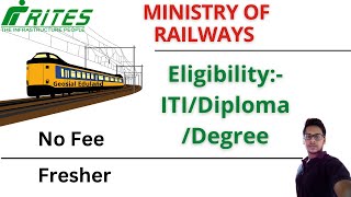 Railway Recruitment 2023  RITES Recruitment  Railway Vacancy  Railway Apprenticeship 2023 [upl. by Sherlocke]