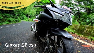 Suzuki Gixxer SF 250 Major Pros and Cons  Before Purchasing You Should Know it [upl. by Stratton209]