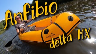 Anfibio Delta MX Packraft my first TEST Semois Camping MAKA [upl. by Gromme]