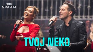 PEDJA JOVANOVIC feat ANDJELA KELEMAN  TVOJ NEKO  LIVE  151123 MTS DVORANA [upl. by Alisander]