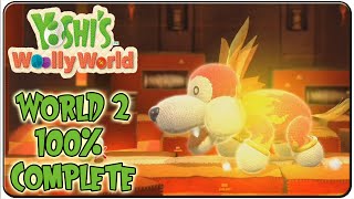 Yoshis Woolly World Walkthrough Part 2 World 2 [upl. by Zanze]