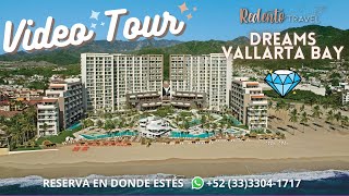 Hotel DREAMS VALLARTA BAY  All Inclusive Puerto Vallarta México Video Tour [upl. by Haropizt]