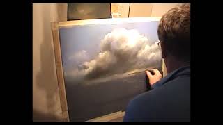 Demonstration of Painting Pastels Storm Clouds and reflections wmv [upl. by Aerona51]