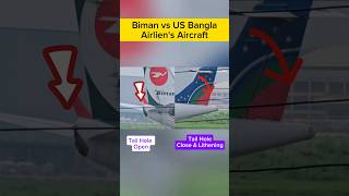 Biman Bangladesh Airlines vs US Bangla Airlines shorts [upl. by Kcirrag]