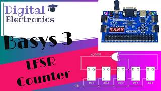 12 LFSR Counter Implementation on Basys 3 FPGA Board  Verilog  StepbyStep Instructions [upl. by Nirrok]