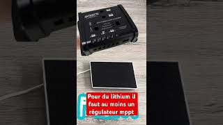 Le régulateur mppt pour une batterie lithium vanlife camping solaire [upl. by Veronika]