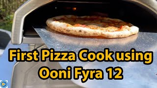 First Time Cook using Ooni Fyra 12 Wood Fired Pellet Pizza Oven [upl. by Griseldis847]