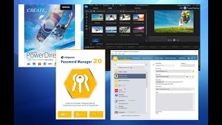 CyberLink PowerDirector v16  Steganos Password Manager 20 [upl. by Elcin]