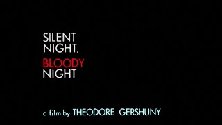 Silent Night Bloody Night 1972 WIDESCREEN [upl. by Sydel142]