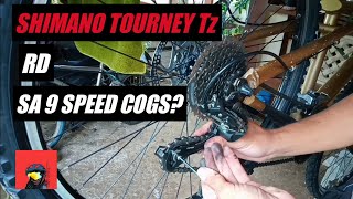 SHIMANO MTB COMPONENTS Shimano Tourney kaya ba sa 9 speed cogs  Ep 1 [upl. by Jaella]