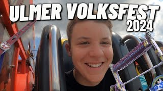 Ulmer Volksfest 2024  MEHR Fahrgeschäfte ALS Essensstände🤯 [upl. by Nyrac]