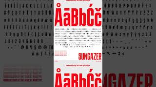 Sungazer Font Download [upl. by Thetis]