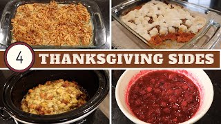 4 THANKSGIVING SIDE DISH RECIPES  FRIENDSGIVING COLLABORATION  EASY amp DELICIOUS MAKE AHEAD SIDES [upl. by Kcod]