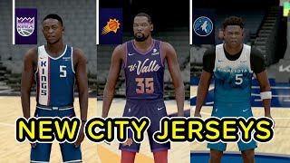 ALL NEW CITY EDITION JERSEYS  NBA 2K24 [upl. by Nuahsal]