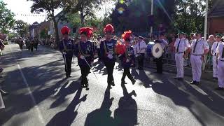 Sonntags Parade Abt 1  2018  Schützenfest in KleinJerusalem [upl. by Anawait]