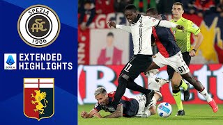 Spezia vs Genoa Extended Highlights  Serie A  CBS Sports Golazo [upl. by Ramberg]