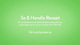 Se och handla recept på apoteketse [upl. by Dougie]