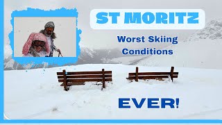 ST MORITZ  Worst skiing conditions Ever  End of Sezon [upl. by Plerre582]