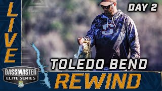 2024 Bassmaster Elite Series LIVE at Toledo Bend — Day 2 [upl. by Rabah542]