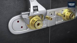 GROHE  RainShower SmartControl  Installation Video [upl. by Amiarom]