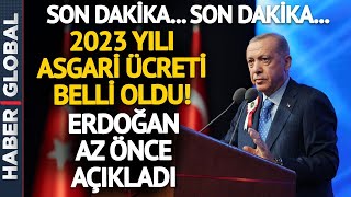 Cumhurbaşkanı Erdoğan 2023 Asgari Ücreti Açıkladı [upl. by Anne-Marie403]