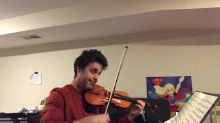 Danse Bacchanale SaintSaens arr Dackow 1st violin part [upl. by Rodl]