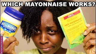 Mayonnaise For Hair Before and After  WHICH WORKS BETTER [upl. by Mozes351]