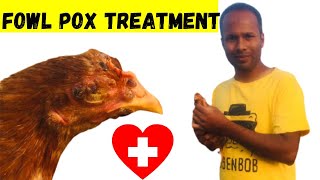 Fowl Pox Treatment  how to cure fowl pox  fowl pox medicine [upl. by Garbe]