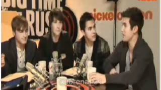 Big Time Rush live chat nickelodeon parte2 2022010 [upl. by Vlada]