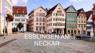 Walking in Germany  Esslingen am Neckar Romantic City [upl. by Godfree576]