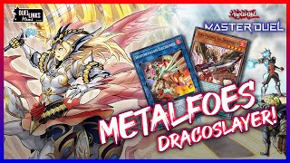 I cant afford a playset of DRACOSLAYER so I play it with METALFOES YuGiOh Master Duel [upl. by Liek]