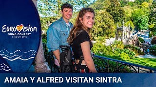 AMAIA y ALFRED visitan SINTRA  Eurovisión 2018 [upl. by Eanrahs]