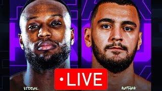 VIDDAL RILEY VS NATHAN QUARLESS FULL FIGHT ROUNDBYROUND COMMENTARY amp LIVE WATCH PARTY [upl. by Geminius]