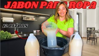 JABÓN Liquido casero para LAVADORA sin ACEITE ni ALCOHOL🧼 [upl. by Mccowyn]