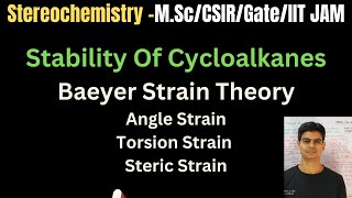 Baeyer Strain Theory  Stability Of Cycloalkane vchemicalsciences9396 [upl. by Keven]